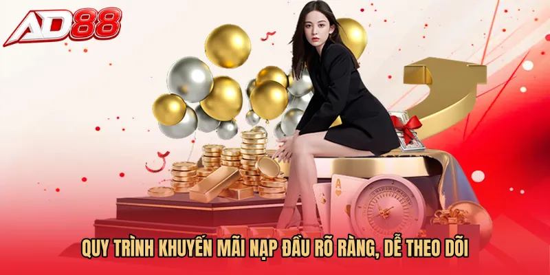 Quy trình Khuyến mãi nạp đầu rõ ràng, dễ theo dõi